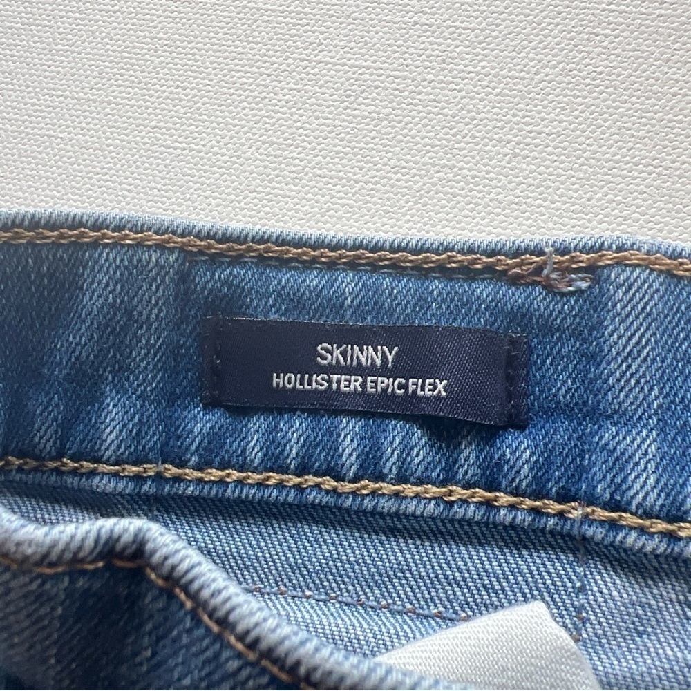 Used Boys Hollister Epic Flex Skinny Fit Men's Size 32x30 Blue Jeans 🔥 (R) - Picture 4 of 7